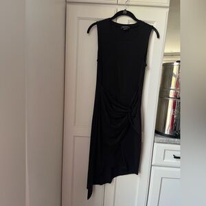Trouve Black Asymmetrical Dress